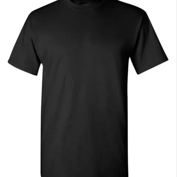 Gildan Heavy Cotton Adult T-Shirt-Black (S-M-L-XL)