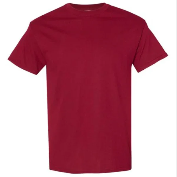 Gildan Heavy Cotton Adult T-Shirt-Cardinal Red-(S-M-L-XL)