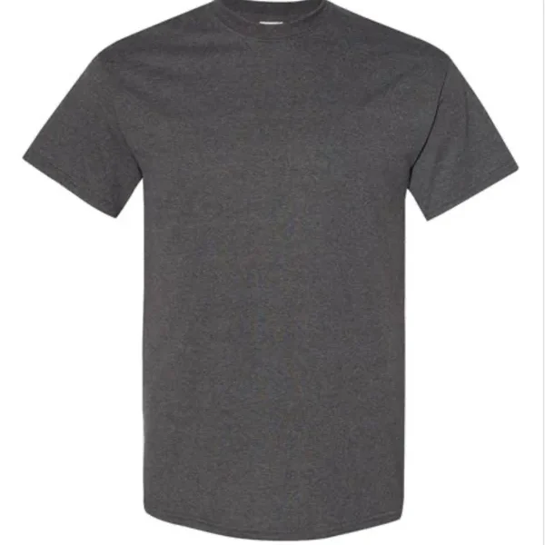 Gildan Heavy Cotton Adult T-Shirt-Charcoal- (S-M-L-XL)