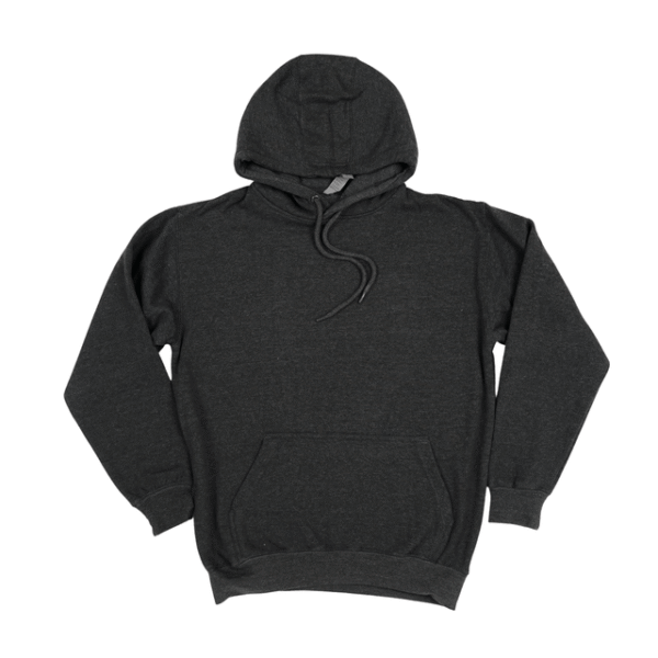 Unisex Fleece Perfect Pullover Hoodie (Dark Heather Grey) 8.25 Oz