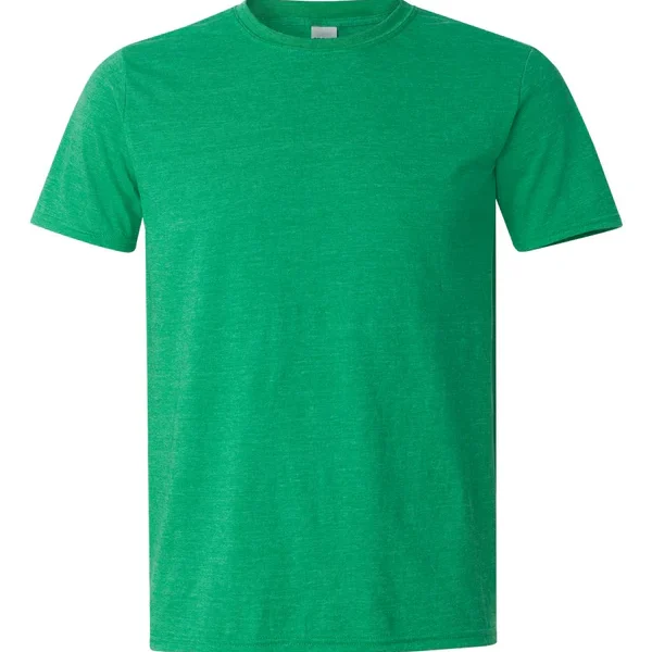 Gildan Heavy Cotton Adult T-Shirt-Heather Irish Green-(S-M-L-XL)