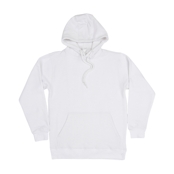 Unisex Fleece Perfect Pullover Hoodie (White) 8.25 O
