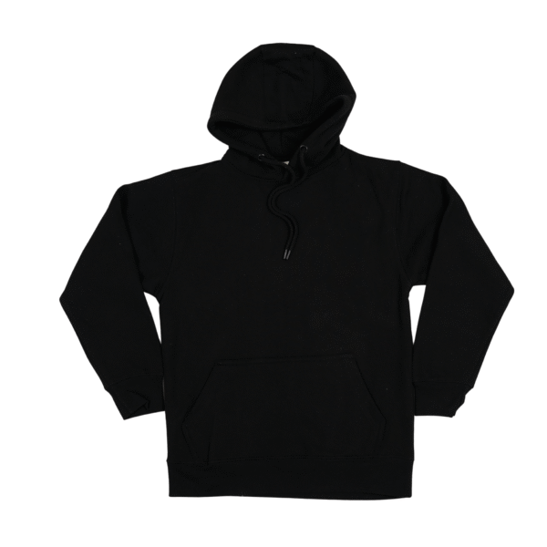Unisex Fleece Perfect Pullover Hoodie (Black) 8.25 Oz