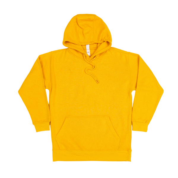 Unisex Fleece Perfect Pullover Hoodie (Gold) 8.25 Oz
