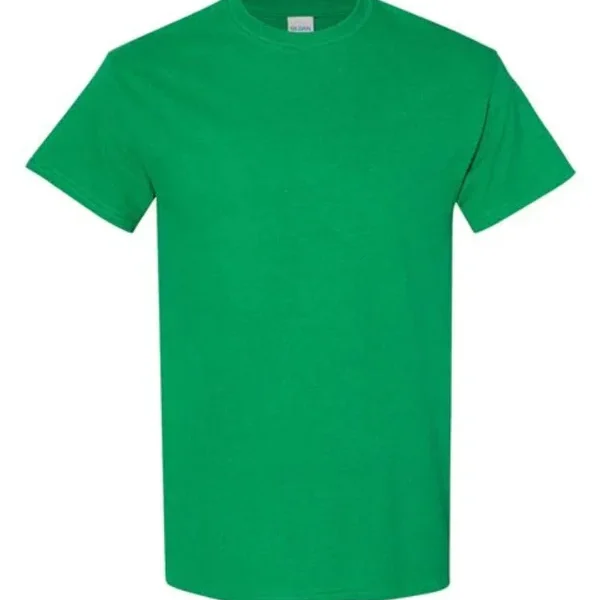 Gildan Heavy Cotton Adult T-Shirt-Irish Green-(S-M-L-XL)