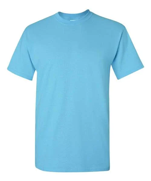 Gildan Heavy Cotton Adult T-Shirt-Sky-(S-M-L-XL)