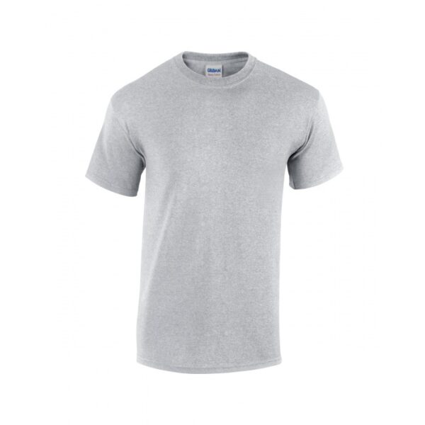 Gildan Heavy Cotton Adult T-Shirt-Safety Grey- (S-M-L-XL)