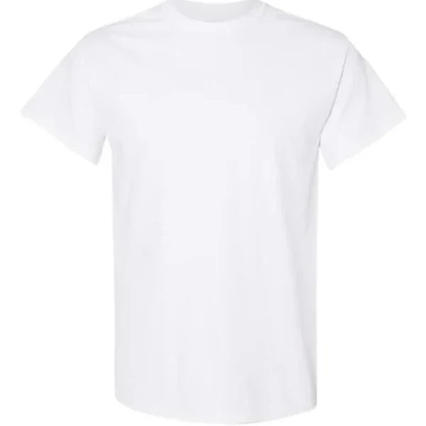 Gildan Heavy Cotton Adult T-Shirt-White- (S-M-L-XL)
