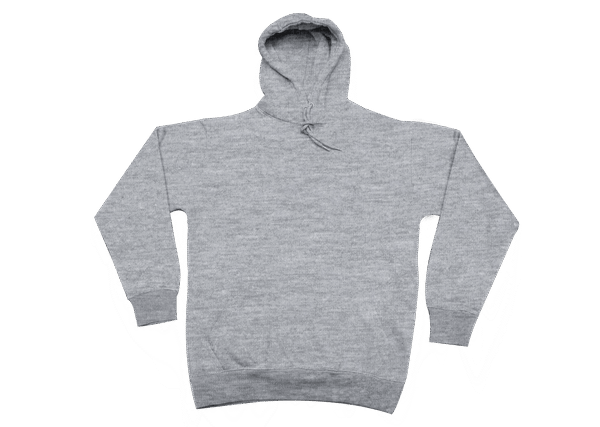 Unisex Fleece Perfect Pullover Hoodie (Heather Grey) 8.25 Oz