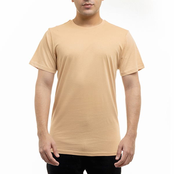 Circle Premium Jersey Tee (Sand) - 2582