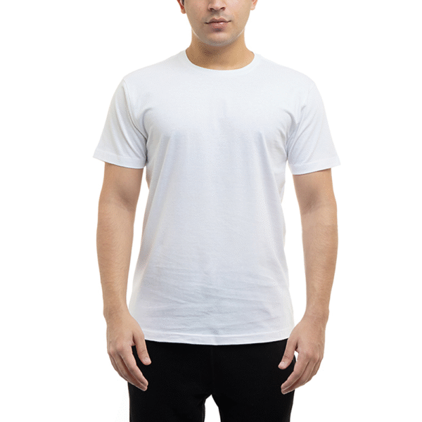 Circle Premium Jersey Tee (White) - 2582